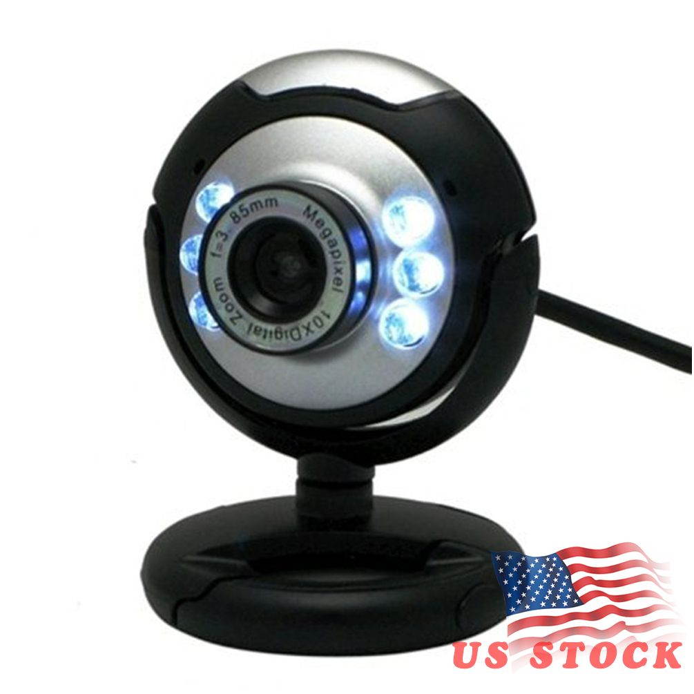 USB Web Camera, HD Webcam with Microphone for PC Computers Laptops, USB Clip-On Web Cam 360 Degree Rotatable for Notebook Laptop