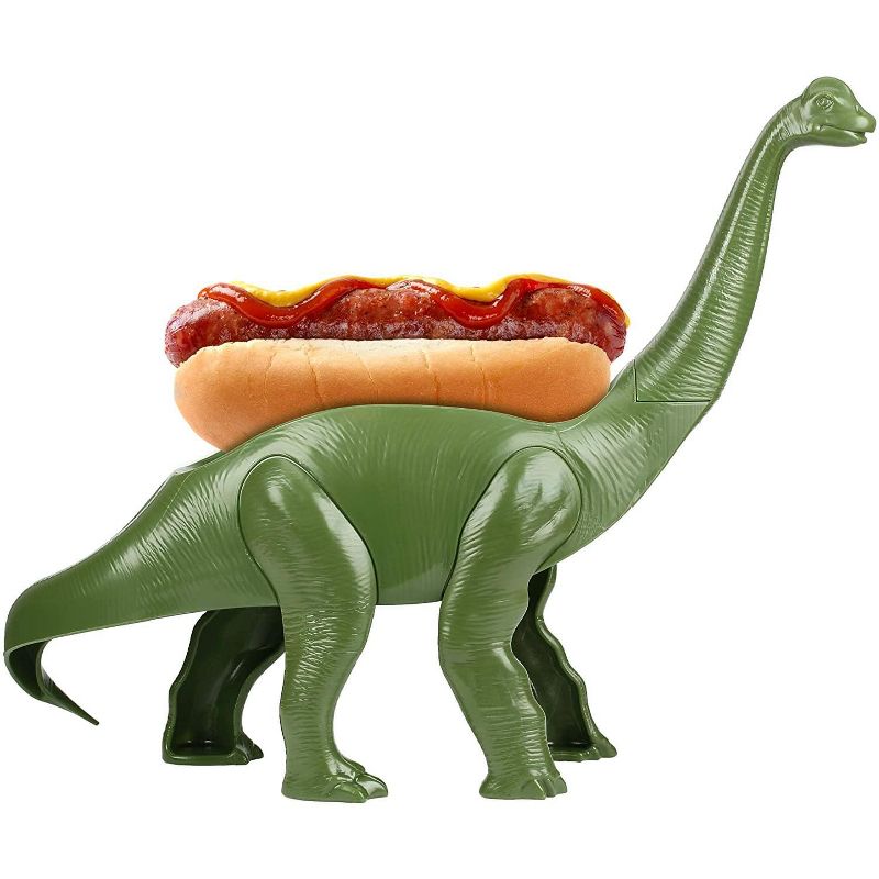 Funwares WEENIEsaurus Sculpted Dinosaur Hot Dog & Snack Holder