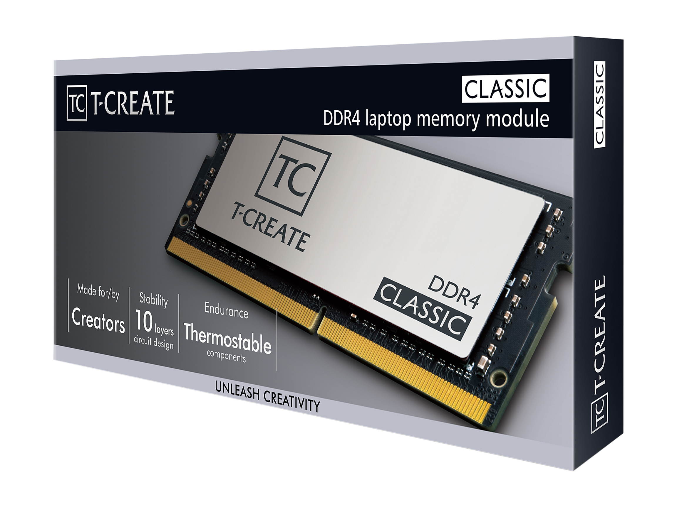 Team T-CREATE CLASSIC 16GB (2 x 8GB) 260-Pin DDR4 SO-DIMM DDR4 3200 (PC4 25600) Laptop Memory Model TTCCD416G3200HC22DC-S01