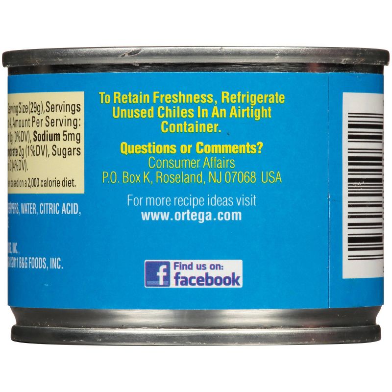 Ortega Diced Jalapenos 4-oz.