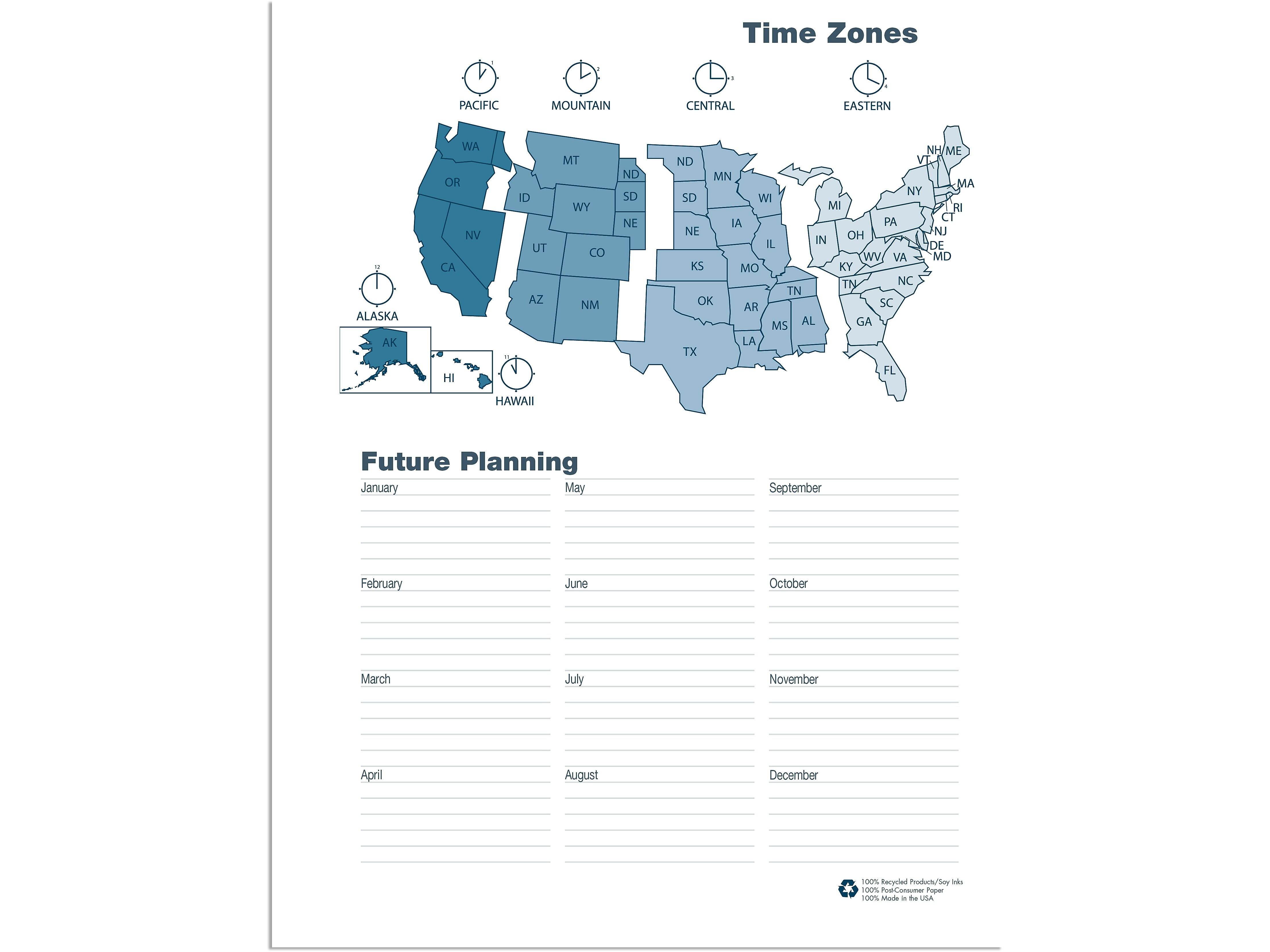 House of Doolittle 2022-2023 8.5" x 11" Appointment Planner Black 262092-22