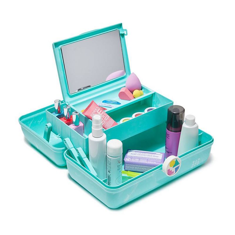 Caboodles On the Go Girl - Teal Marble