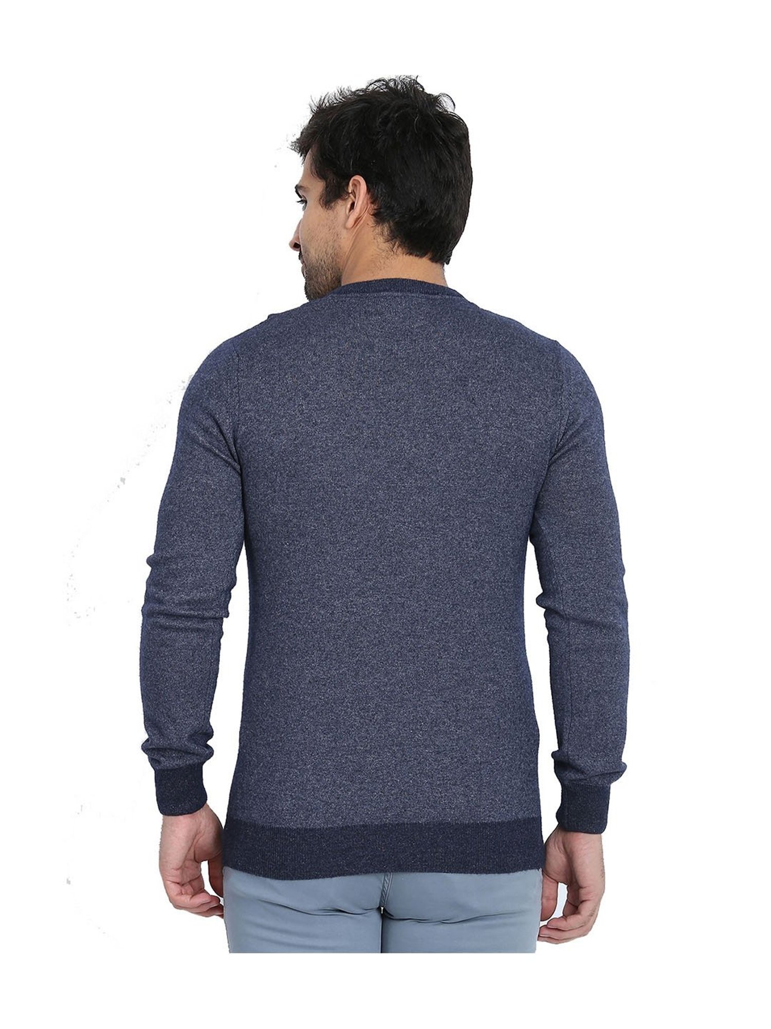 Lindbergh Blue Slim Fit Sweater