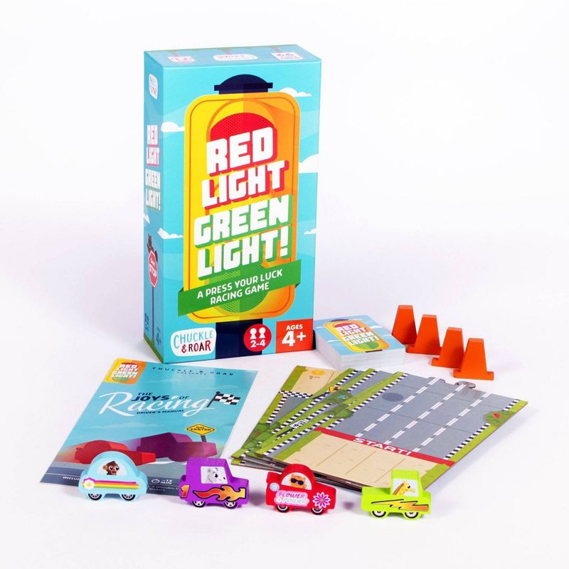 Chuckle & Roar Red Light Green Light Preschool Racing Game