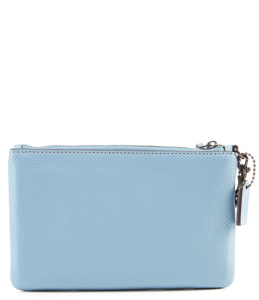 HOBO Link Leather Zip Wristlet