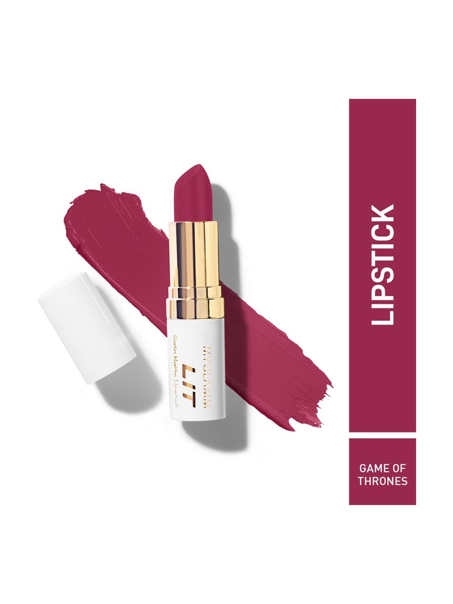 MyGlamm LIT Satin Matte Lipstick - Game Of Thrones - 4.5 gm