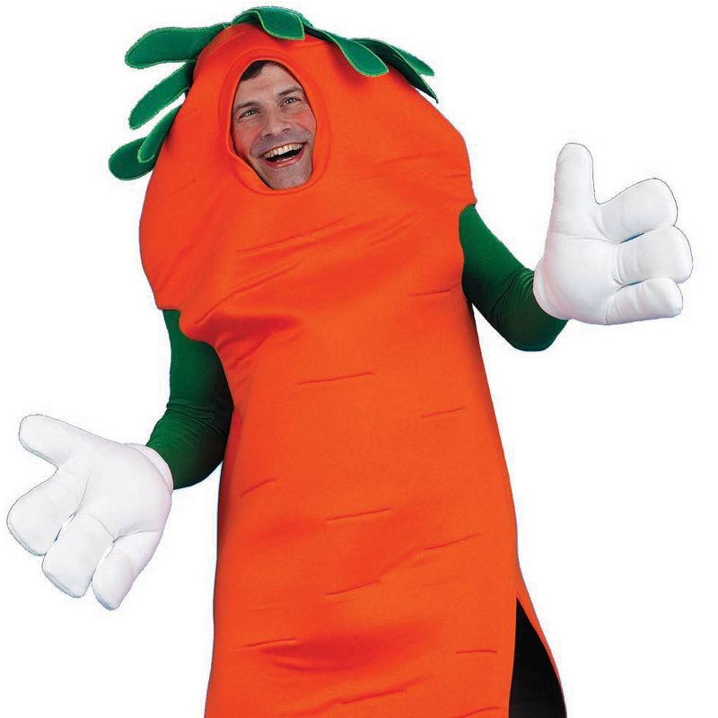 Adult Carrot Halloween Costume One Size