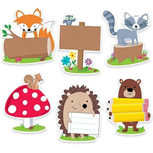 Creative Teaching Press Incentives Wall Decor Woodland Friends Cut Outs 6 CT 6099