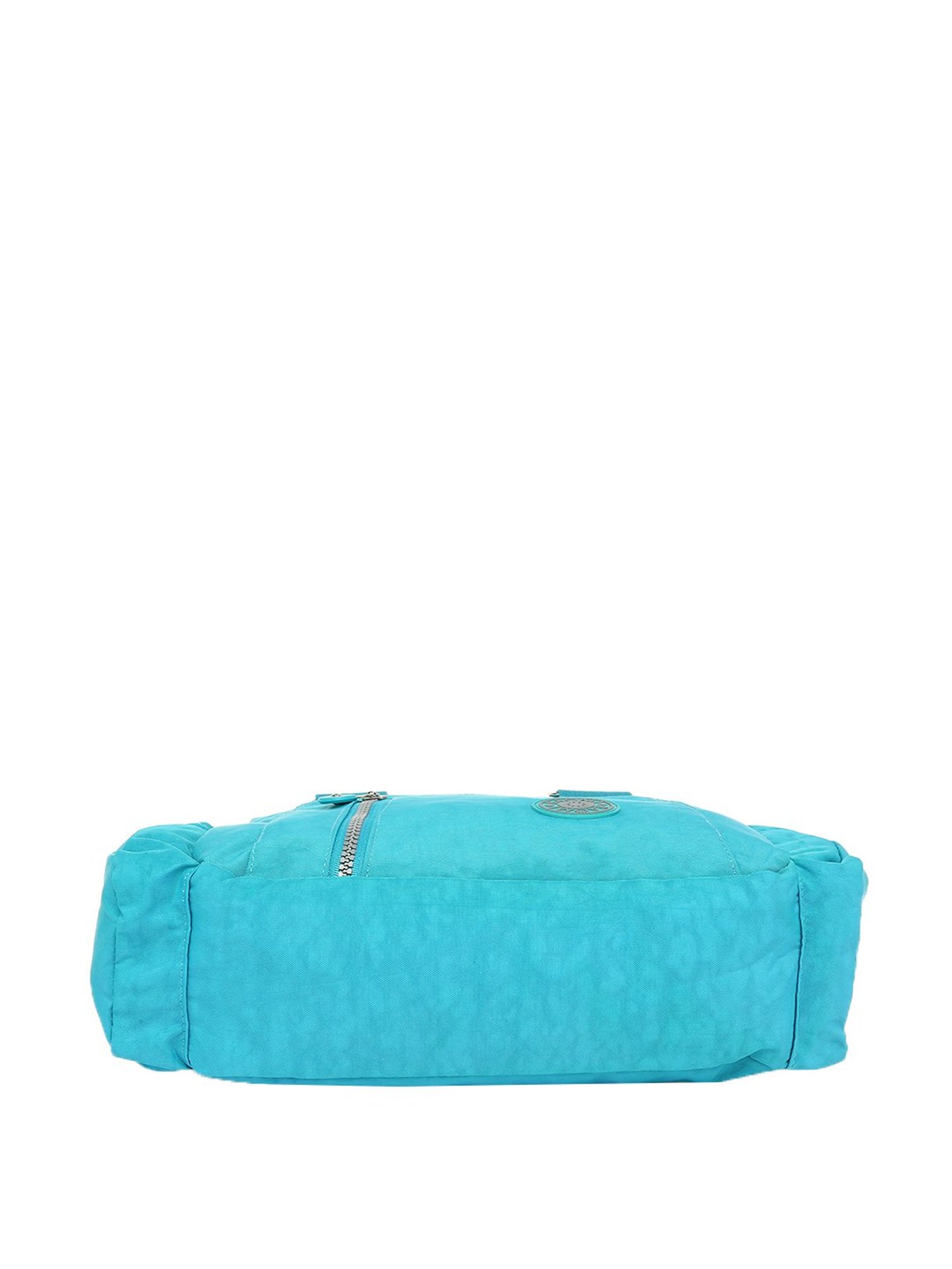 Baomi Blue Solid Medium Handbag