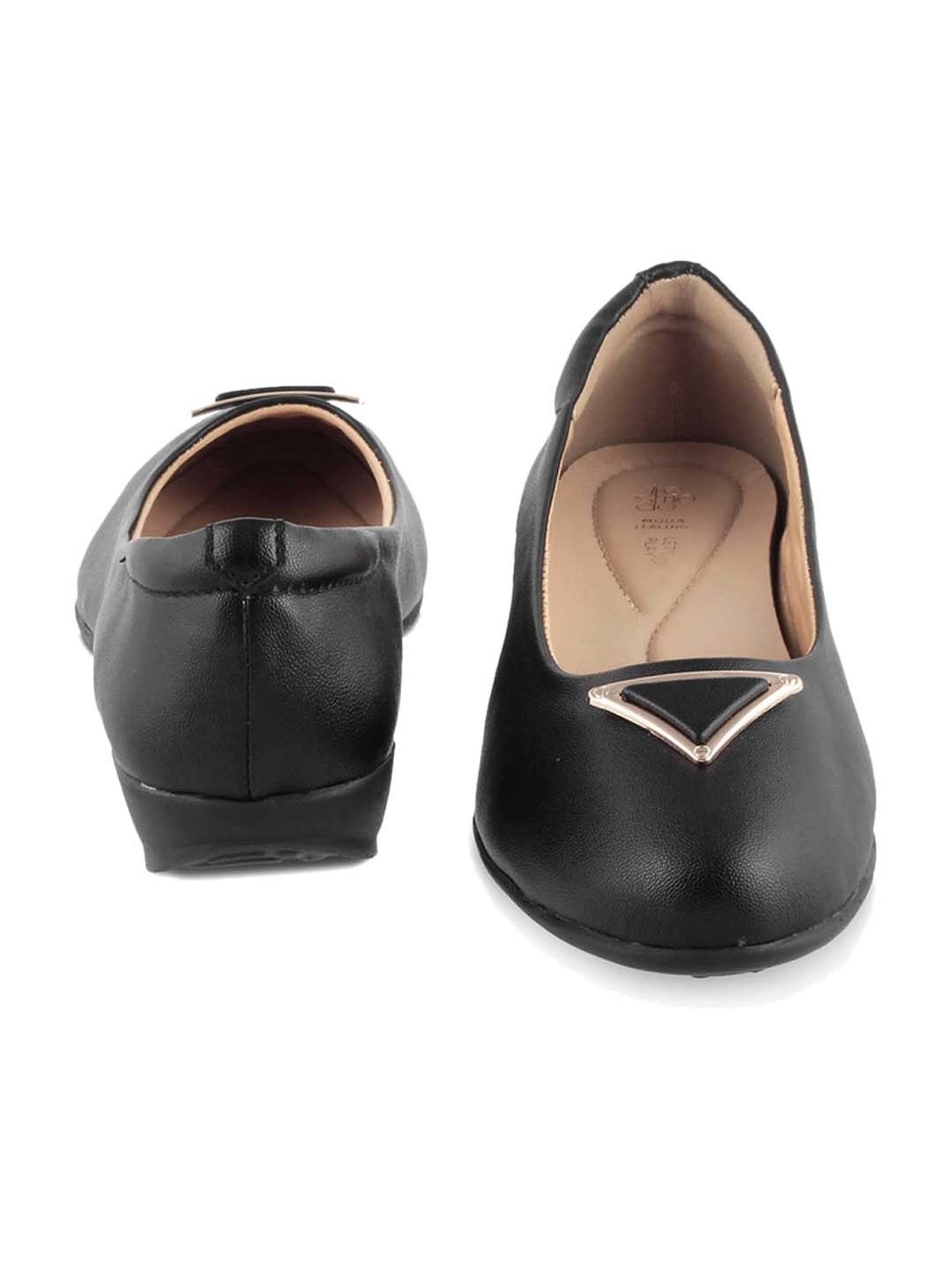 Tresmode Women's Black Flat Ballets