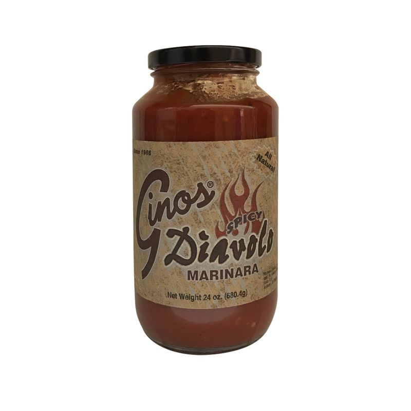 Gino's Dia Vola Spicy Marinara Sauce - 24oz