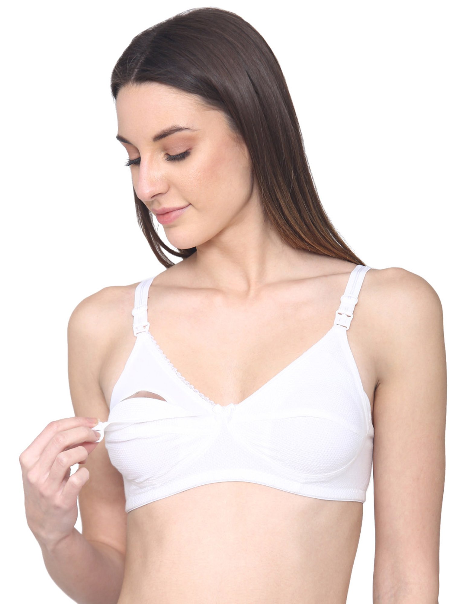 N-Gal White Non Wired Non Padded Maternity Bra