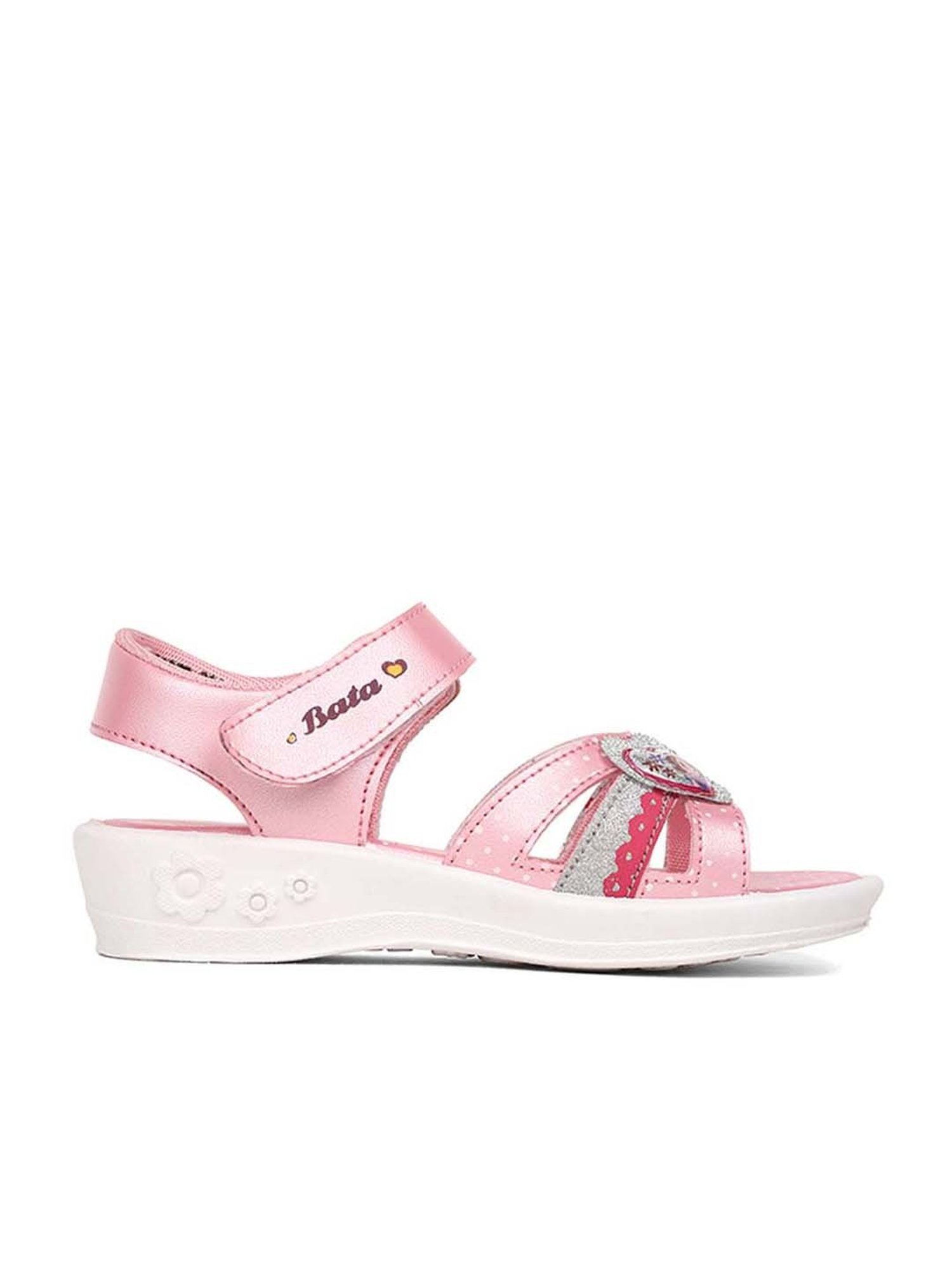 Bubblegummers by Bata Kids Pink Ankle Strap Sandals