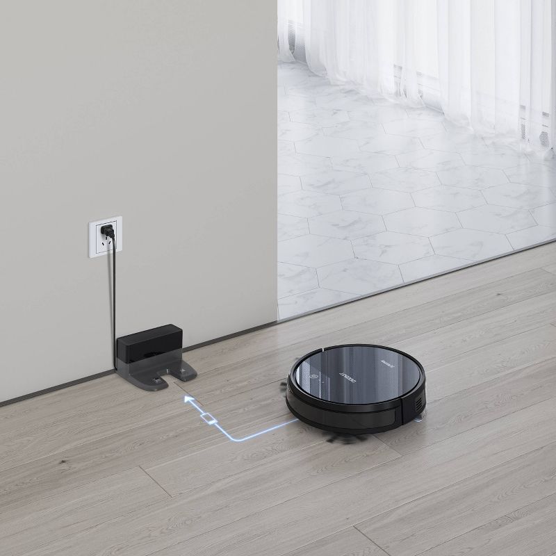 bObsweep PetHair Vision Wi-Fi Connected Robot Vacuum Cleaner and Mop - Steel