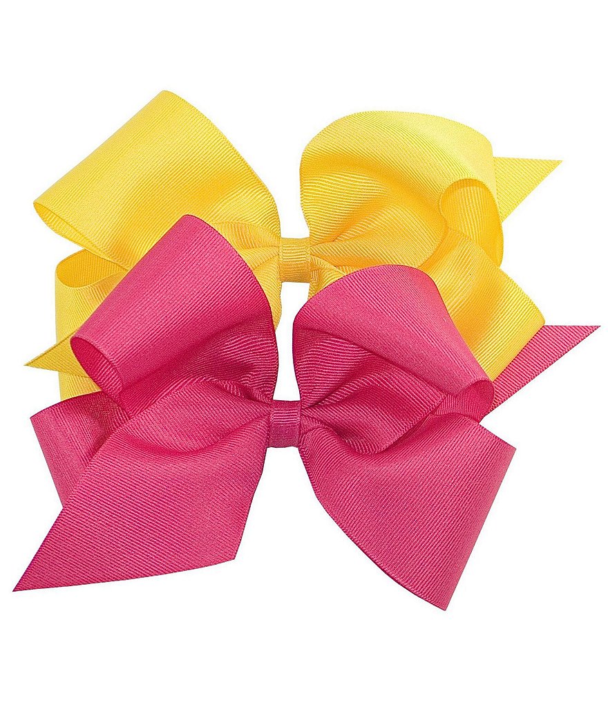 Copper Key Girls Grosgrain King Bows 2-Pack