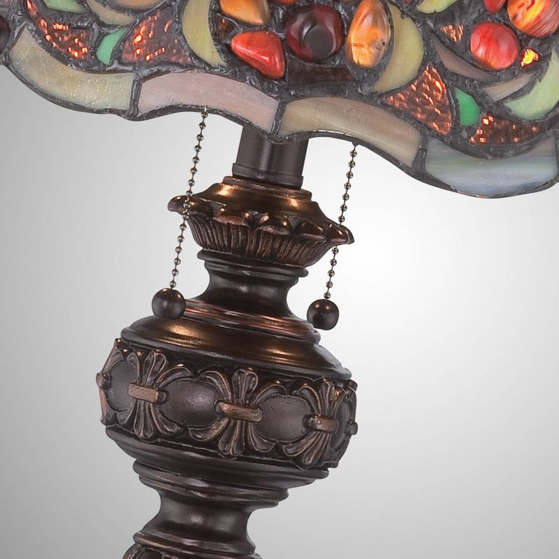 Deana 2 Light Table Lamp  - Dark Bronze