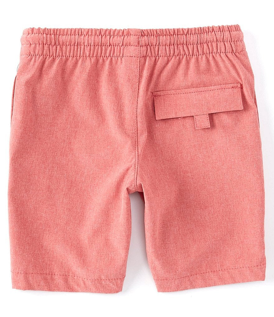First Wave Little Boys 2T-7 Pull-On Crosshatch Synthetic Shorts