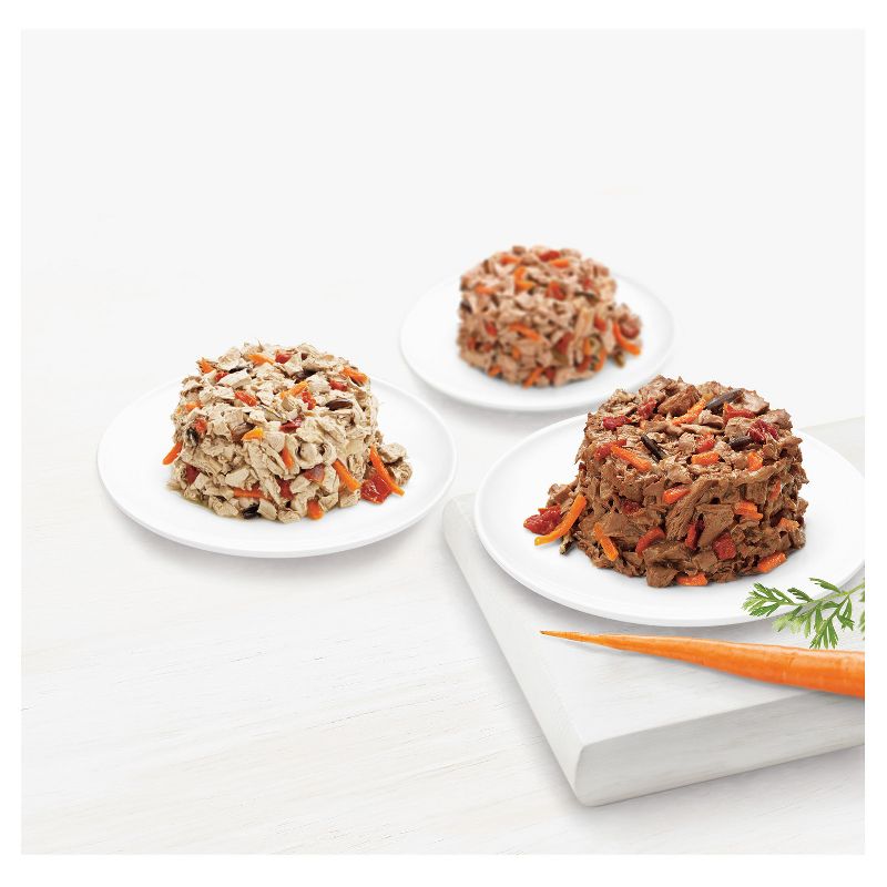 Blue Buffalo Delights Grain Free Paté Small Breed Wet Dog Food Top Sirloin & Grilled Chicken Flavors - 3.5oz/12ct Variety Pack