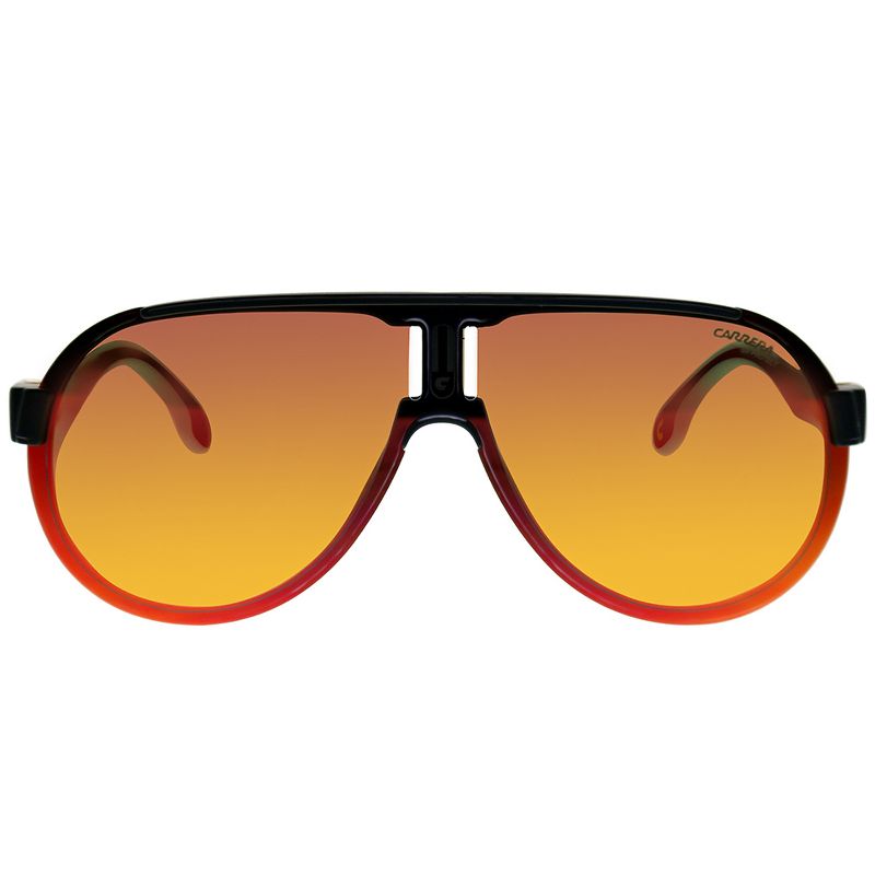 Carrera  4NL UZ Unisex Aviator Sunglasses Matte Black White 99mm