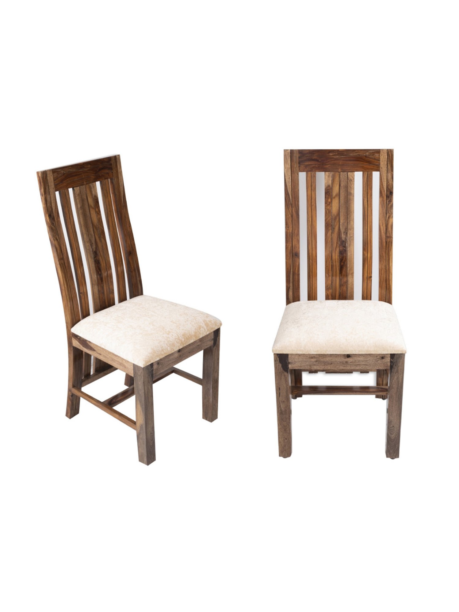 Durian Elanor Modern Brown & Beige Premium Leatherette Dining Chair