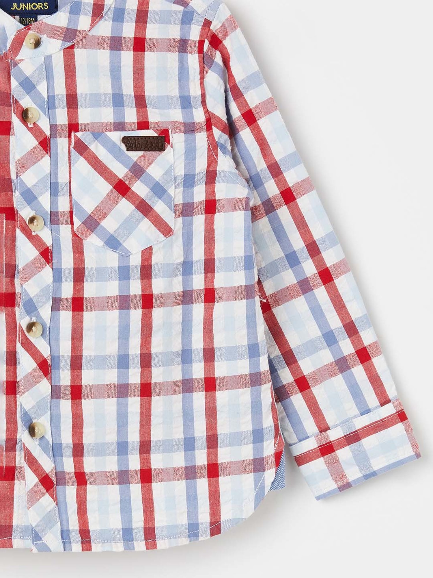 Juniors by Lifestyle Multicolor Cotton Chequered Full Sleeves Shirt