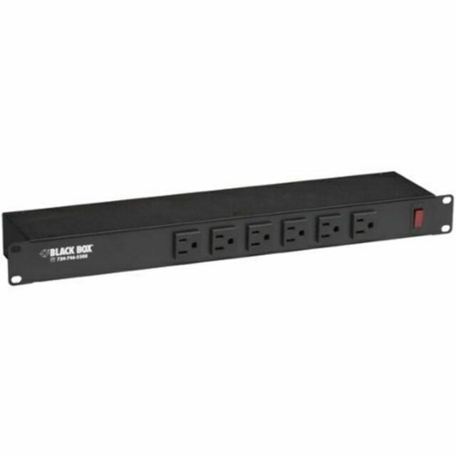 Black Box 6-Outlets Power Strip PS189AR2