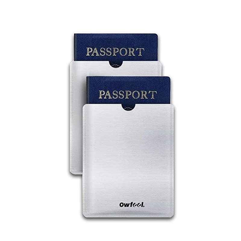 RFID Blocking Passport Protectors Anti Theft Credit Card Passport Sleeves Waterproof Antidegaussing Passport Holder RFID Shielding Bag for Privacy and Property Safety 10Pack