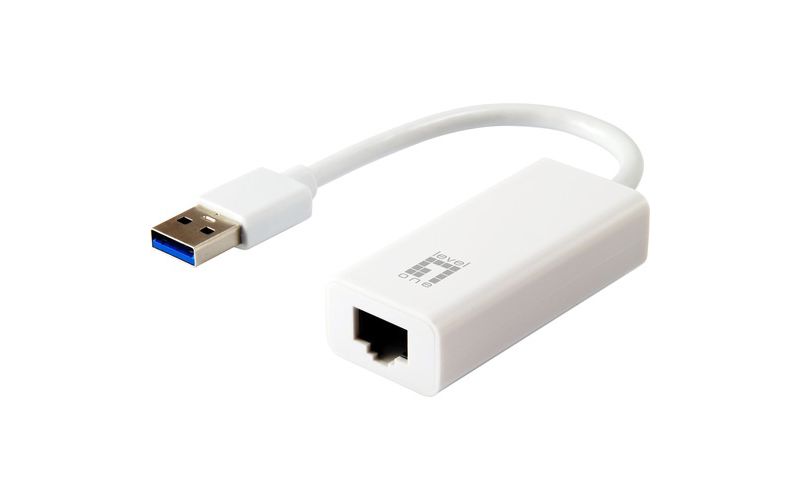 LevelOne USB-0401 USB to Gigabit Ethernet Adapter (Windows Only) - USB - 1 Port(s) - 1 x Network (RJ-45)