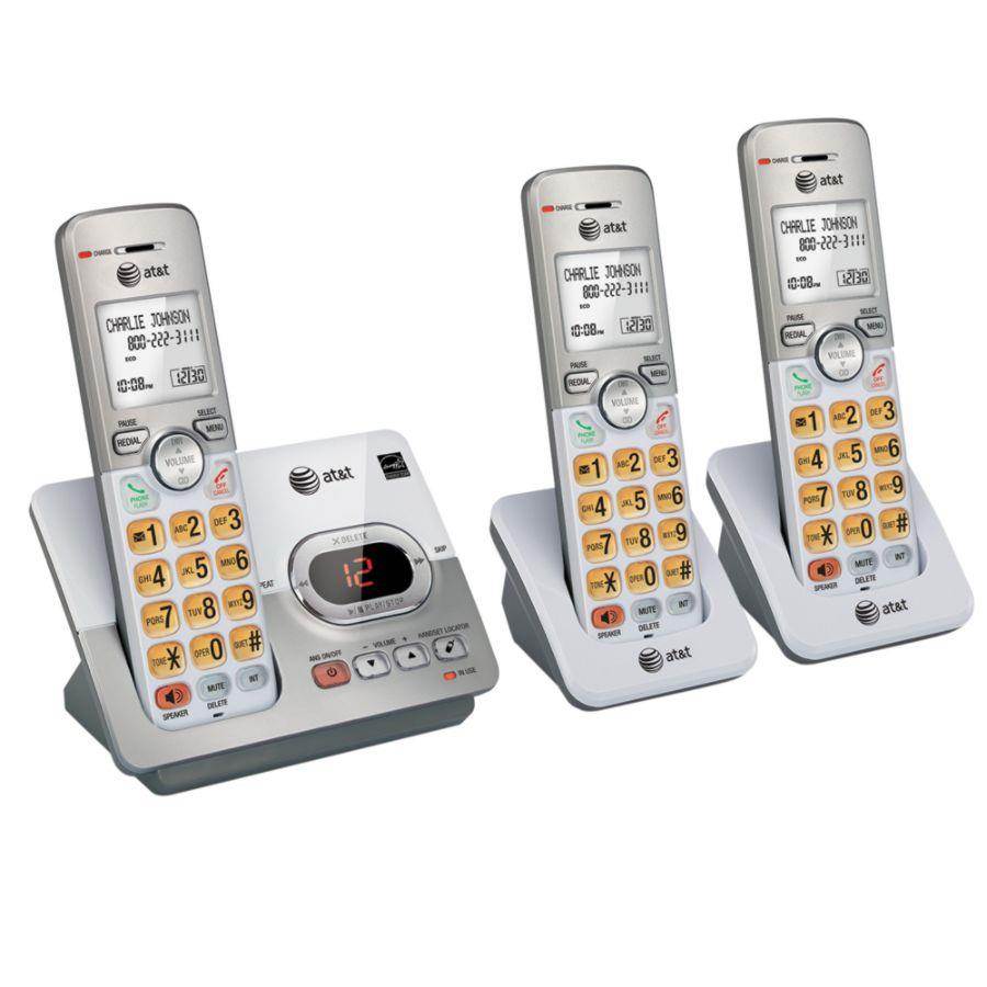 ATT EL52303 3 Handset Cordless Phone with Digital Answering System - DECT 6.0