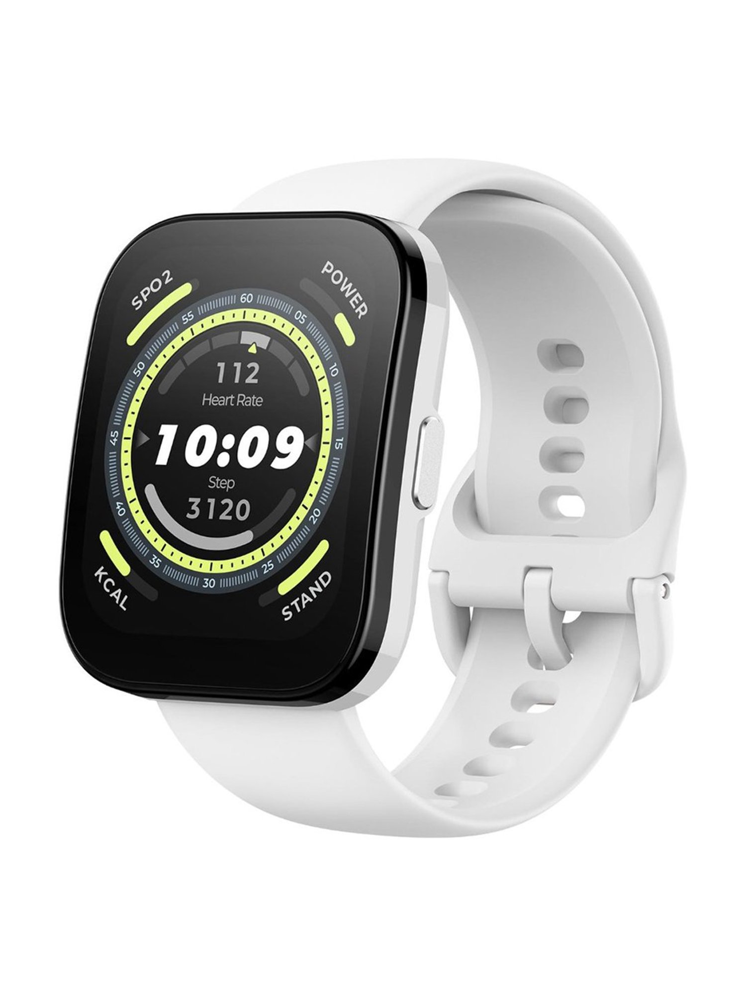 Amazfit Bip 5 BT Calling Smartwatch with 1.91 inch Ultra Large Screen & Alexa Built-in (White)