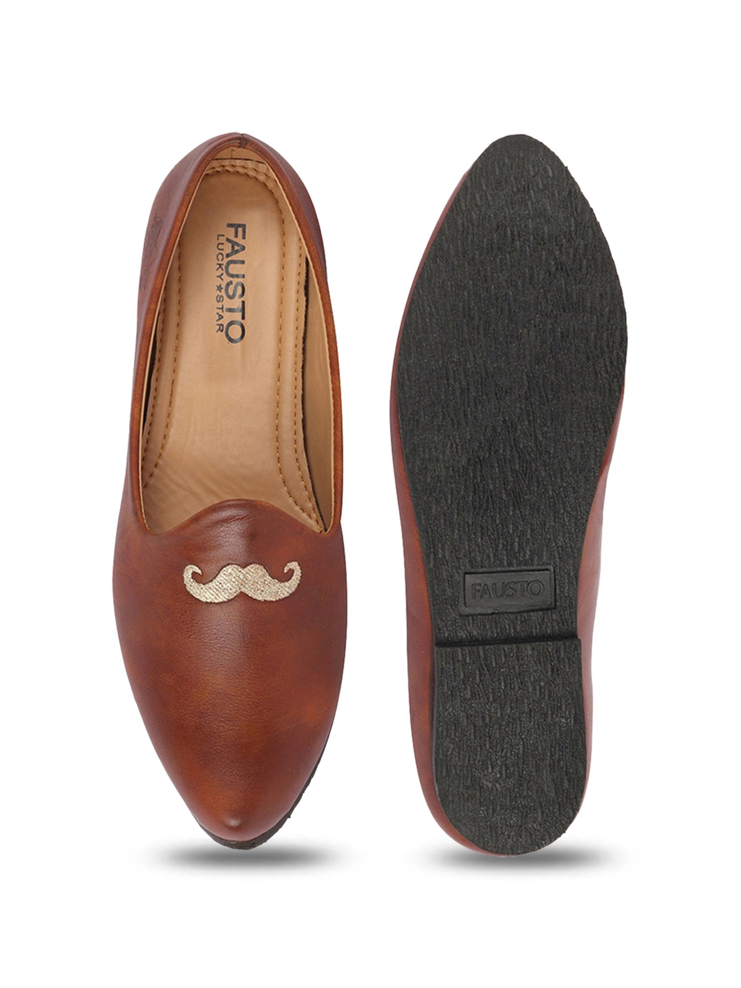 Walkway Men's Black Ethnic Juttis