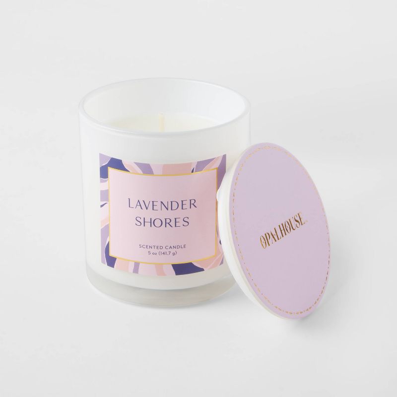 5oz Glass Jar Lavender Shores Candle - Opalhouse™