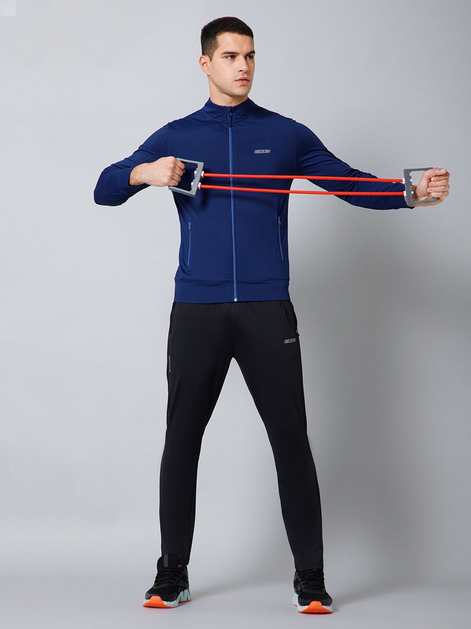 Cantabil Royal Blue Regular Fit Sports Jacket