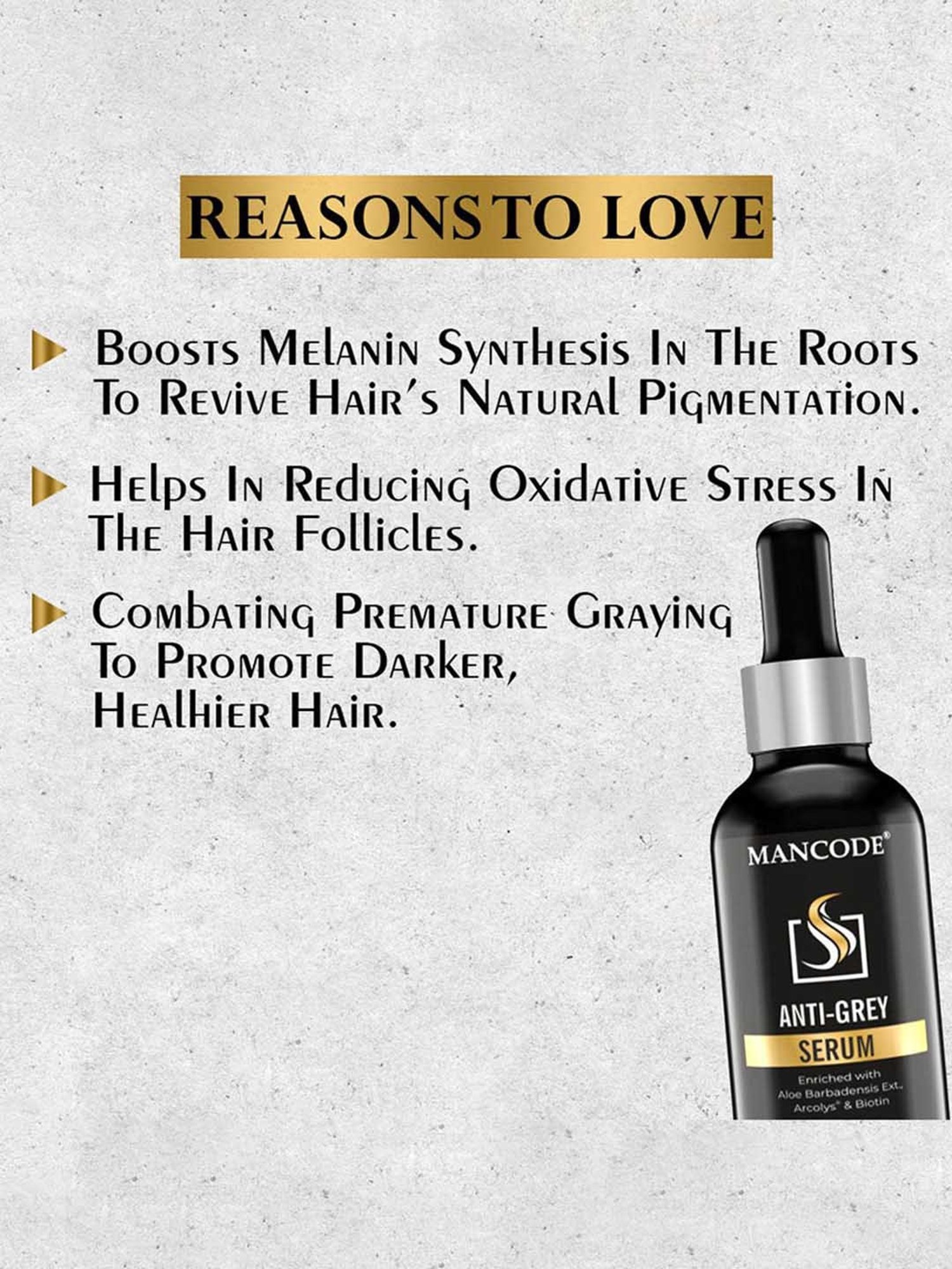 Mancode Anti-Grey Serum - 30 ml