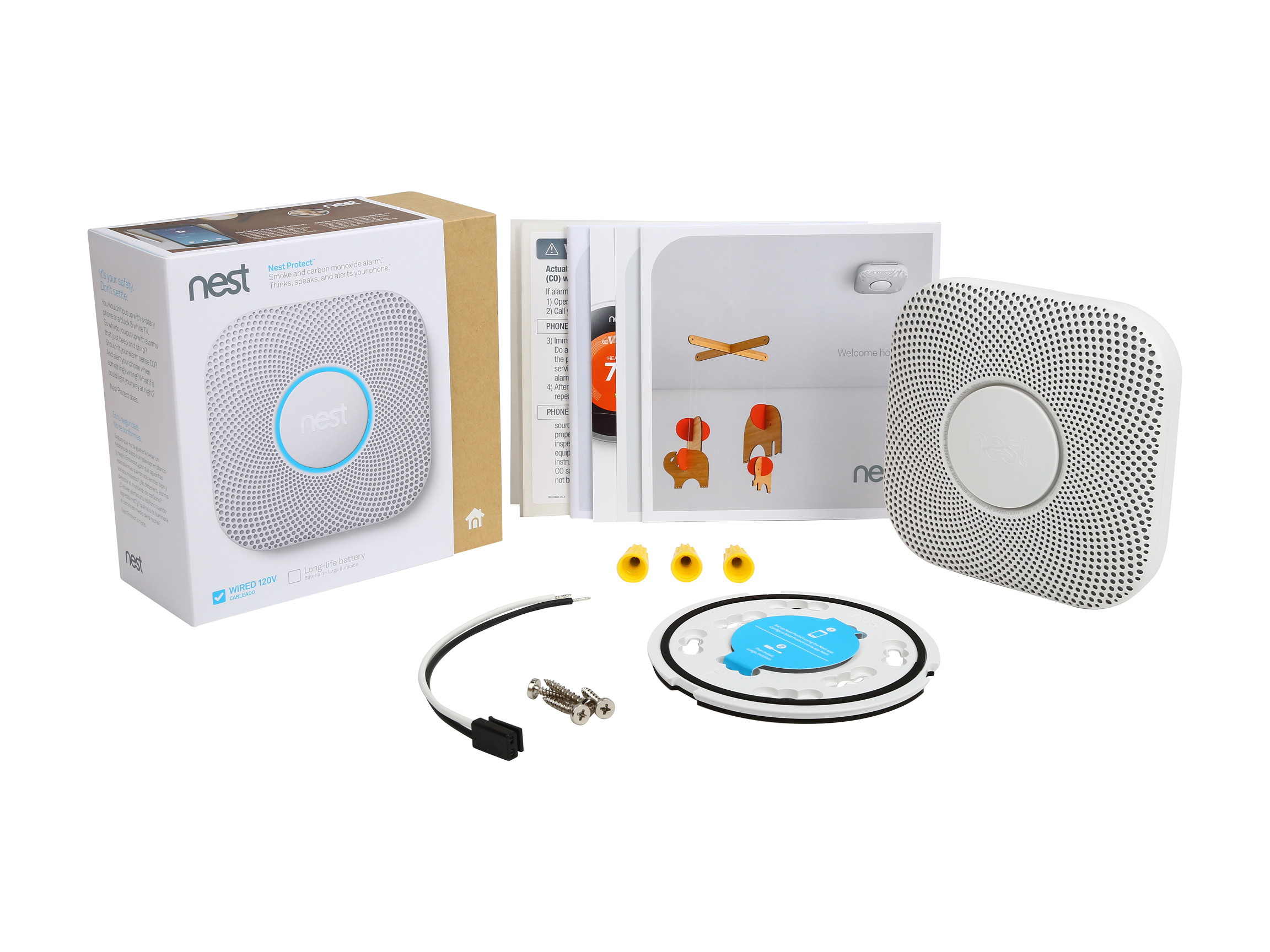 Nest Protect (Wired) 2nd Generation, White