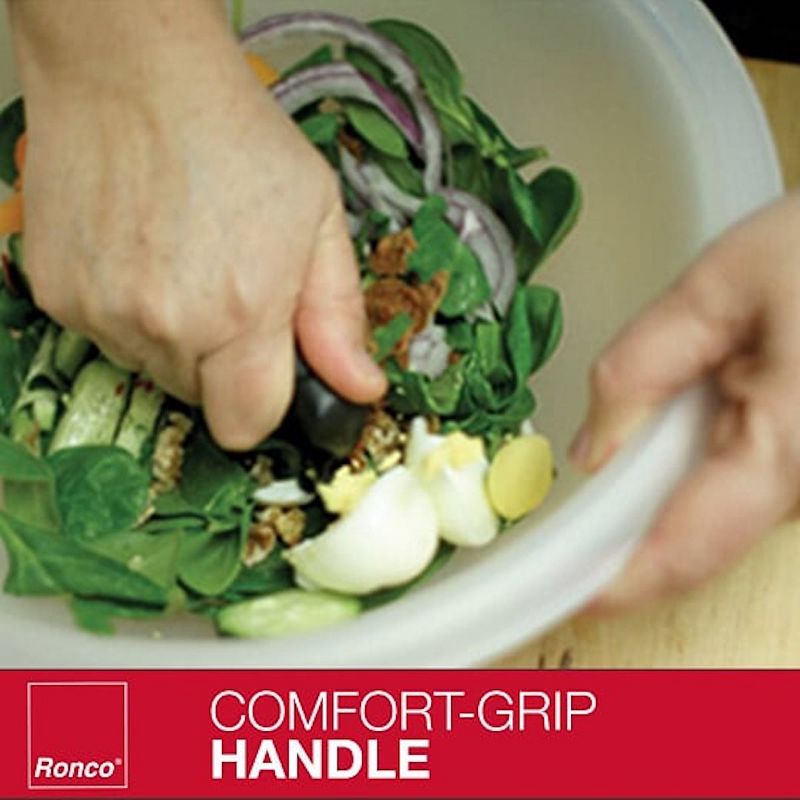 Ronco Salad-O-Matic, Family-Size Bowl and Salad Rocker, Curved Salad Chopper