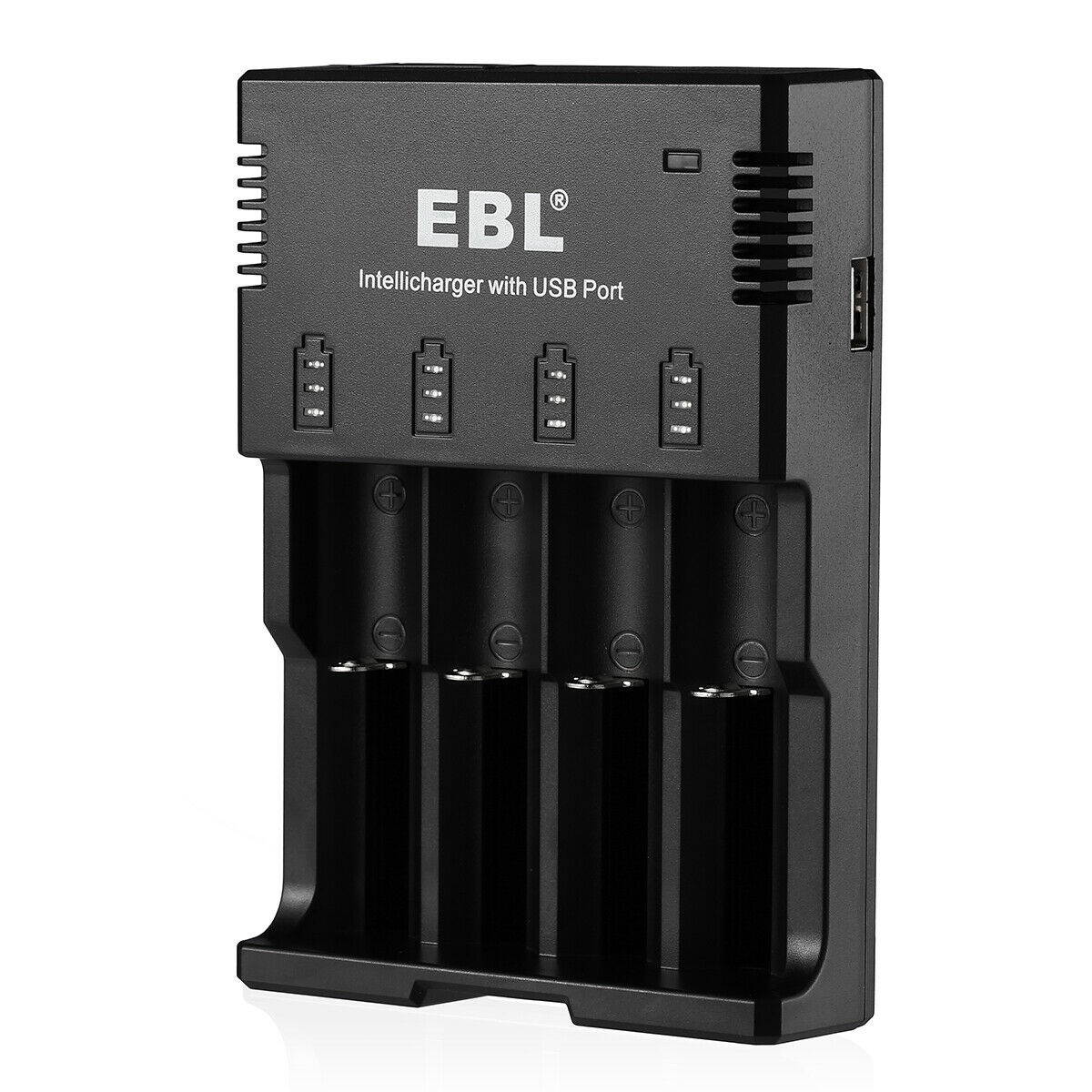 800mAh 14500 Li-ion Rechargeable Batteries BRC For Flashlight 2slots Charger