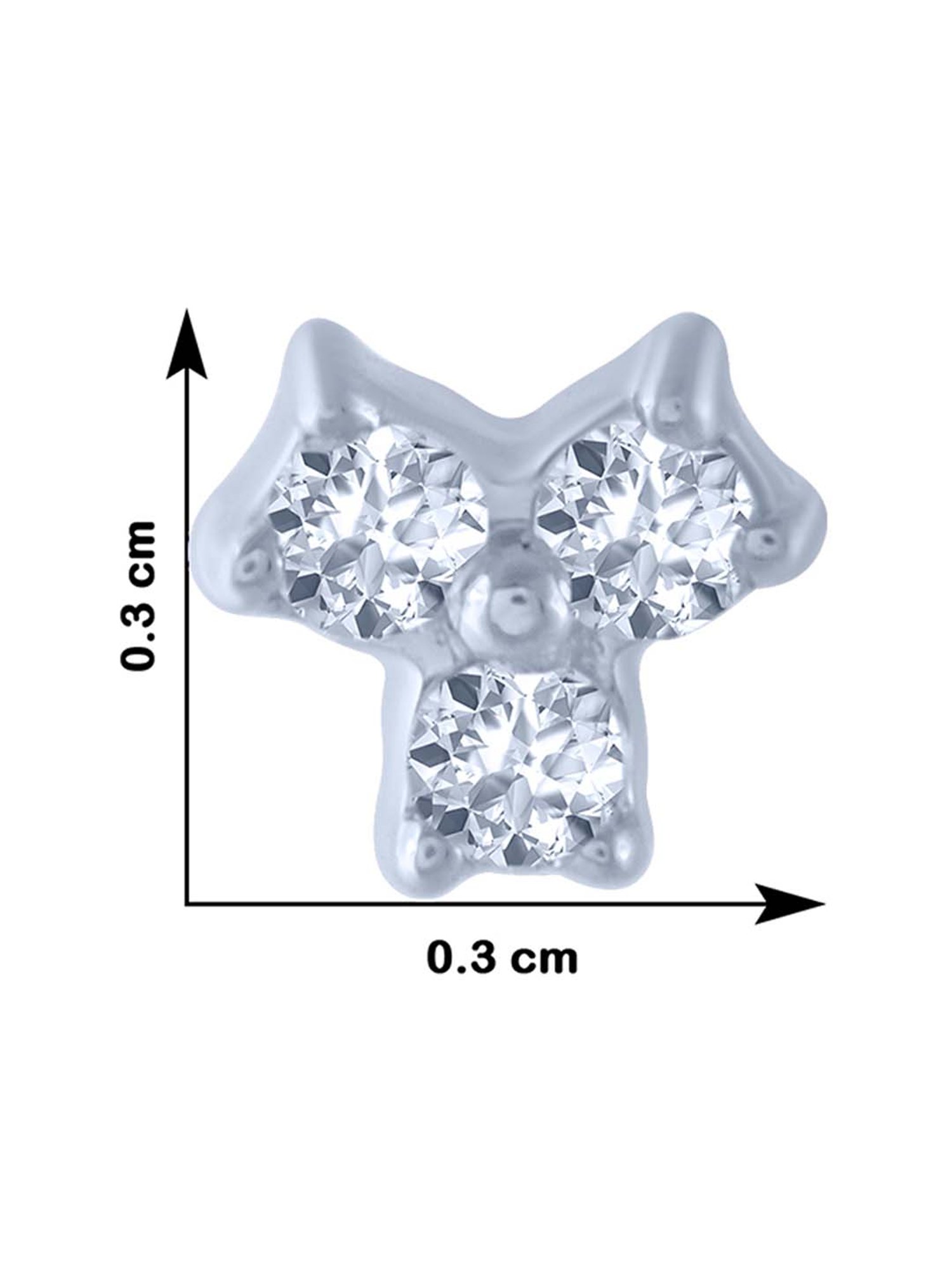 P.C. Chandra Jewellers 18 kt Gold & Diamond Earrings