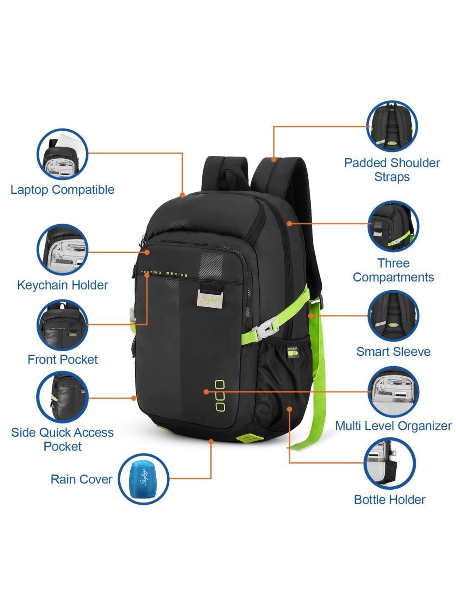 Aeropostale Rossville Navy Backpacks Backpack