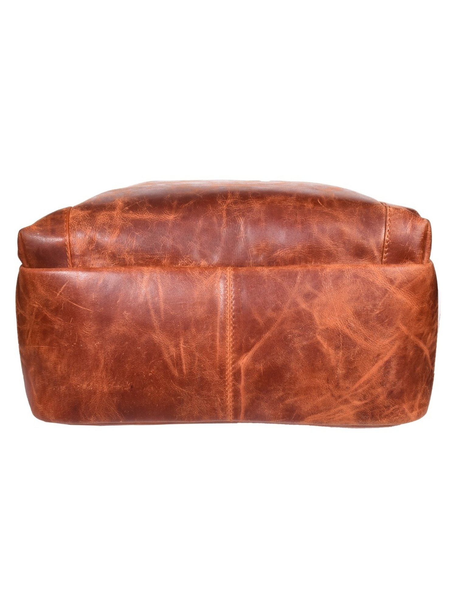 SASSORA UNFOLD Tan Leather Medium Messenger Bag