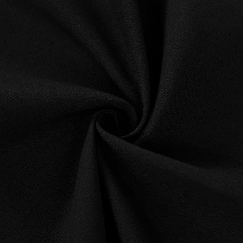 Body(20"x48") Microfiber Pillow Cases Black - PiccoCasa