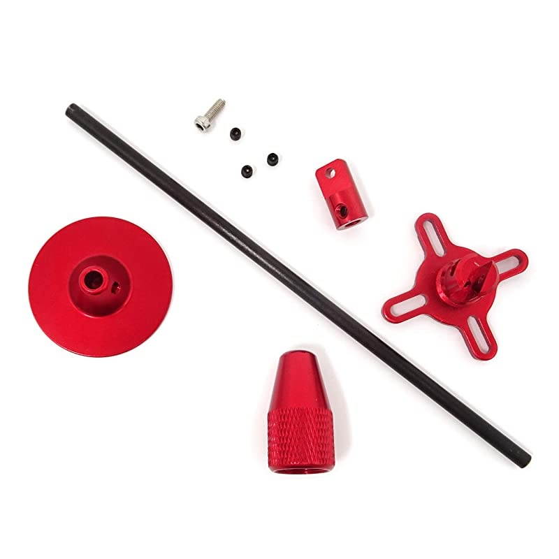 CNC Aluminum GPS Folding Antenna Base Mount Holder Bracket for DJI Quadcopter Multicopter Red