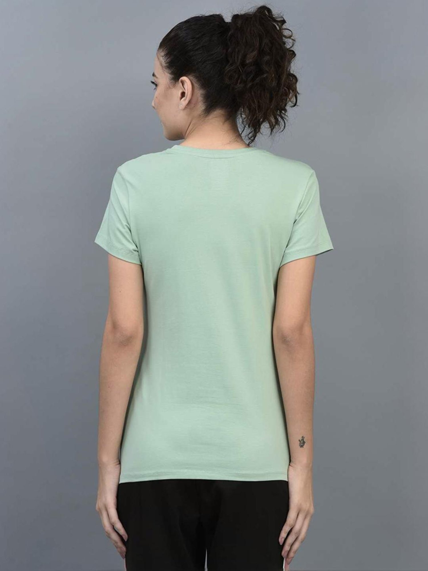 Dollar Green Cotton Sports T-Shirt