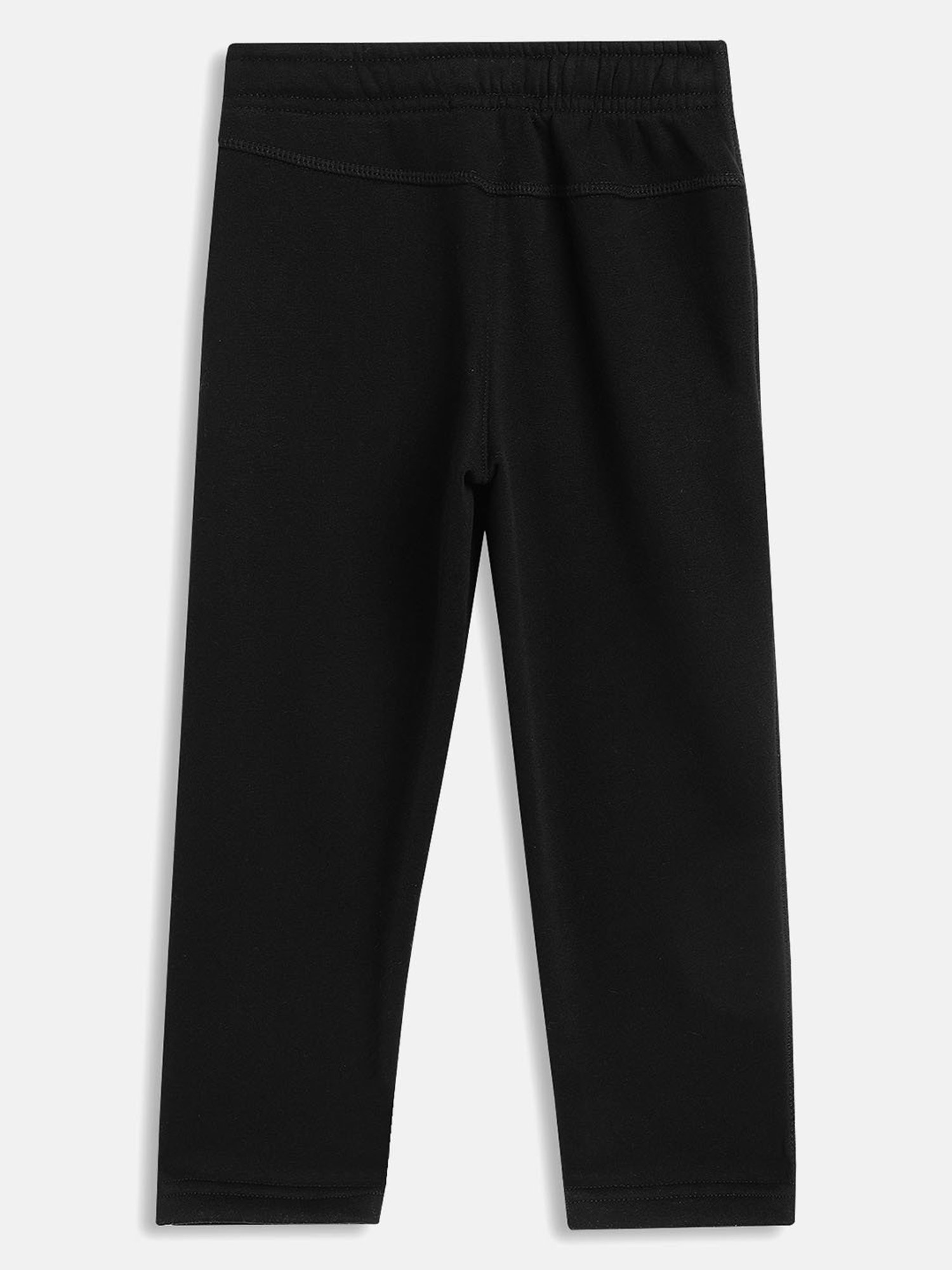 Octave Boys Black Solid Trackpants