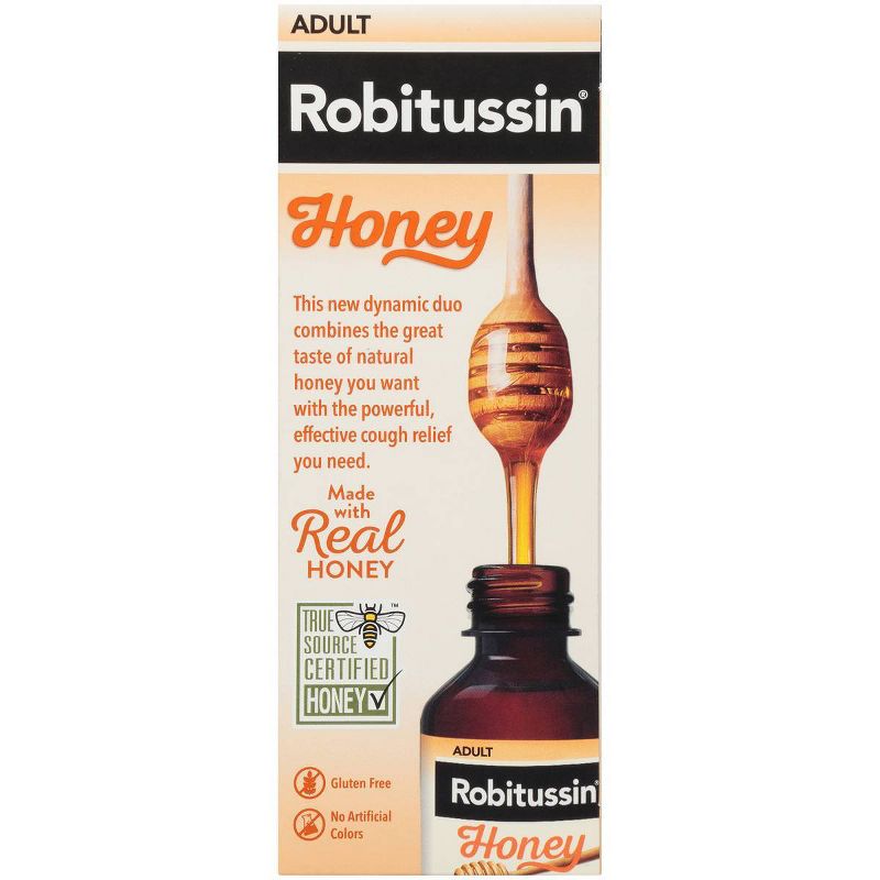 Robitussin Cough + Chest Congestion DM MAX Relief Liquid - Dextromethorphan - Honey - 8 fl oz