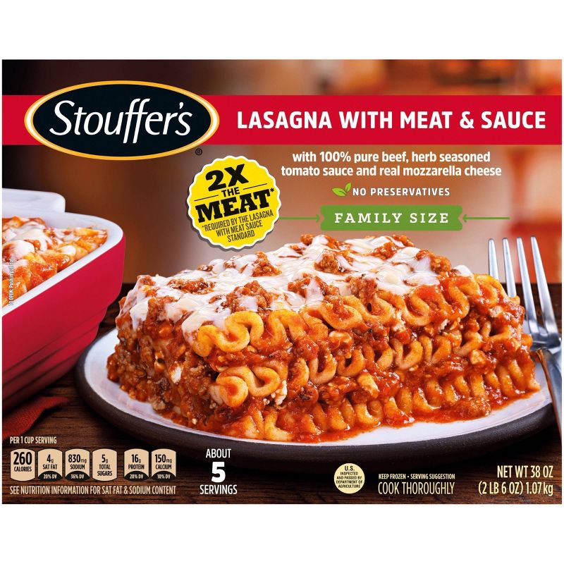 Stouffer's Frozen Lasagna with Meat & Sauce Family Size - 38oz