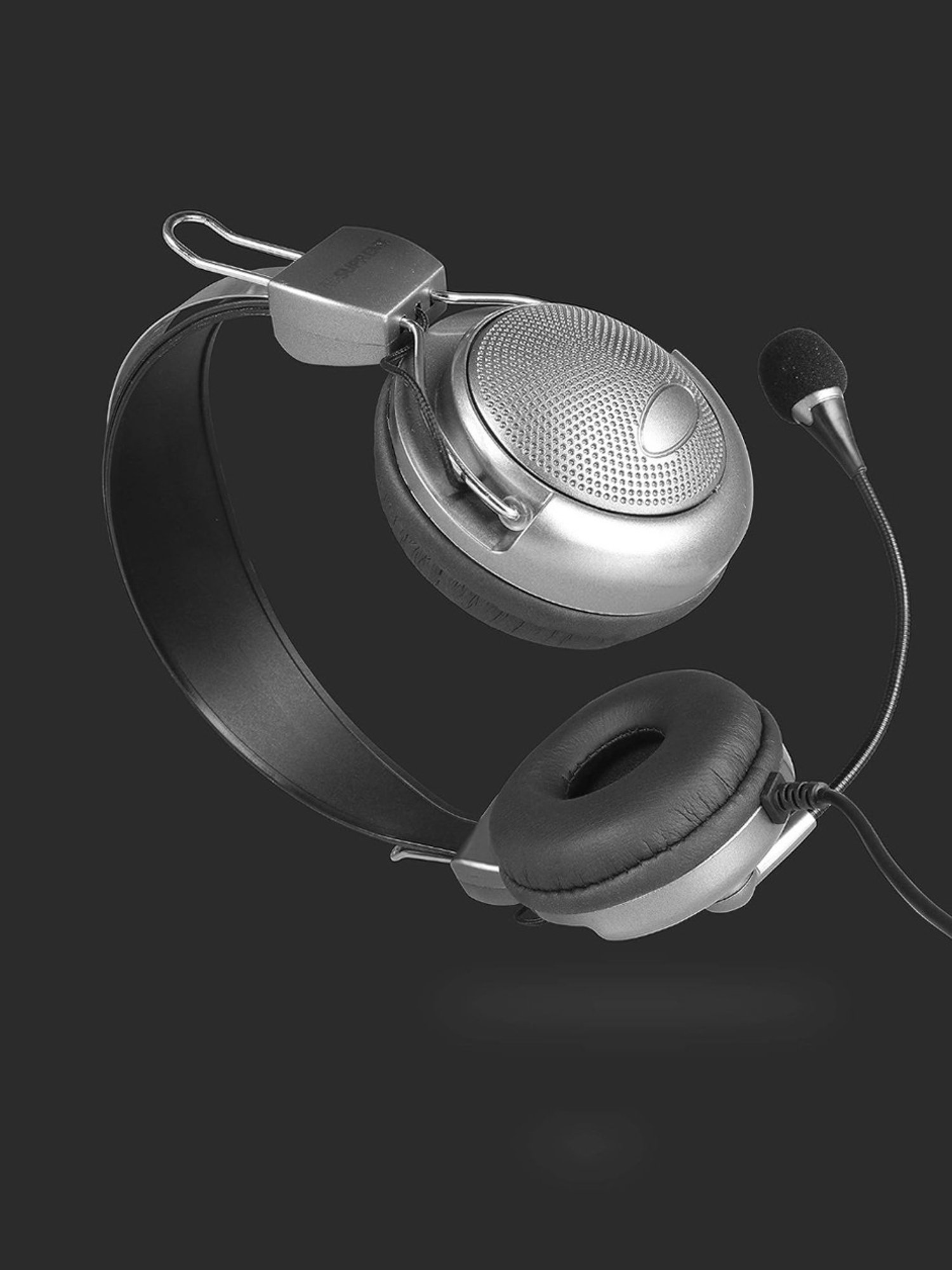 Zebronics Zeb-Supreme USB Wired On-Ear Headphone with Mic (Black)