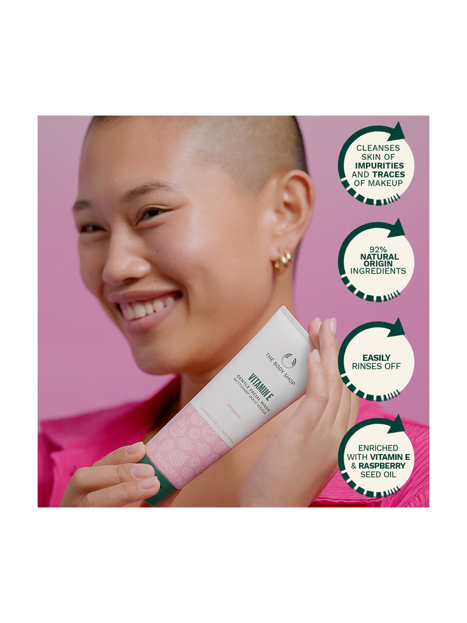 Globus Naturals Rice Ceramide Radiance Face Wash - Pack of 3