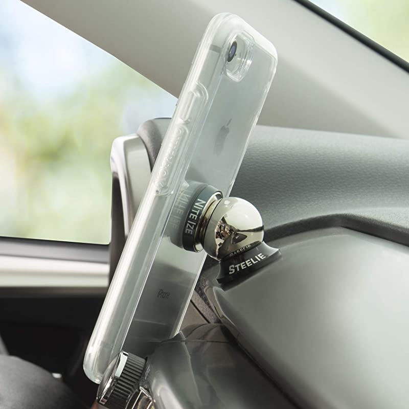 Original Steelie Magnetic Phone Socket Plus - Additional Magnet for Larger Phones Using Steelie Phone Mounting Systems