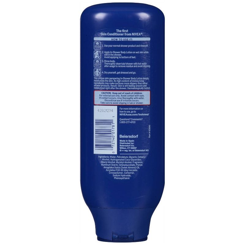 NIVEA Nourishing In-Shower Body Lotion - 13.5 fl oz